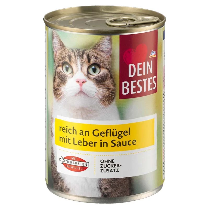 Dein Bestes Canned Food With Poultry and Liver