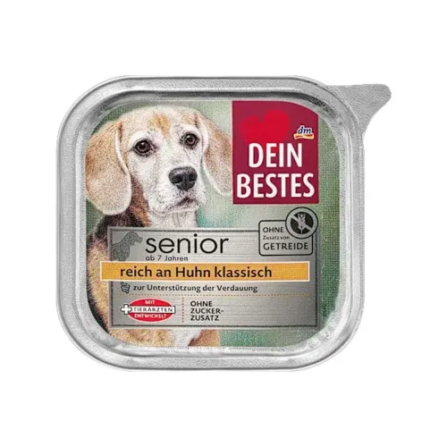 Dein Bestes Vom Wet Senior Dog Food With Chicken and Rice