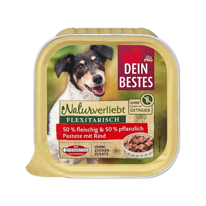 Dein Bestes nature Lover vom Adult Wet Dog Food With Beef