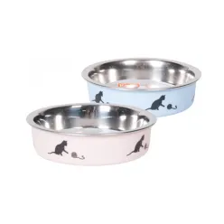 Cat Dish Inox Bella Pink