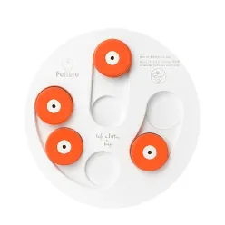 Dog Wooden Circle Shaped Slow Feeder Puzzle Toy