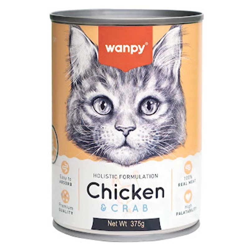 Wanpy Dog Canned Food with Chicken and Crab