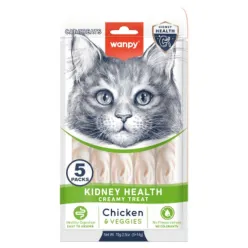 Wanpy Kidney Health Treats with Chicken and Vegetables 5 tubes