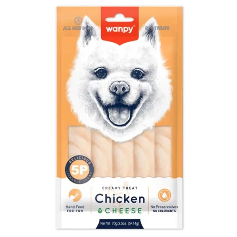 Wanpy Dog Ice Cream with Chicken and Cheese