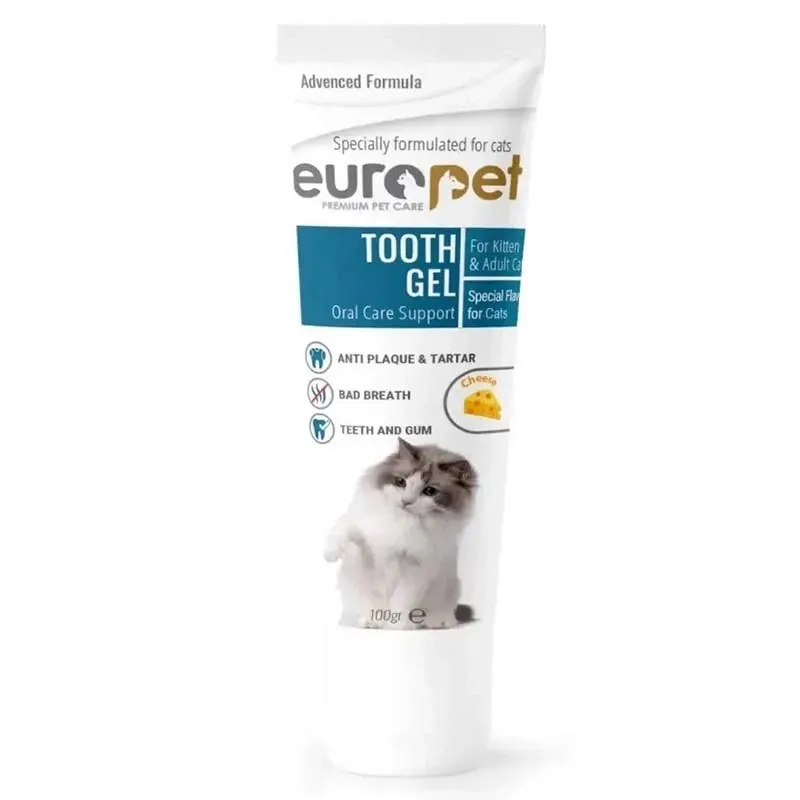 Europets Cat Tooth Gel With Cheese Flavor
