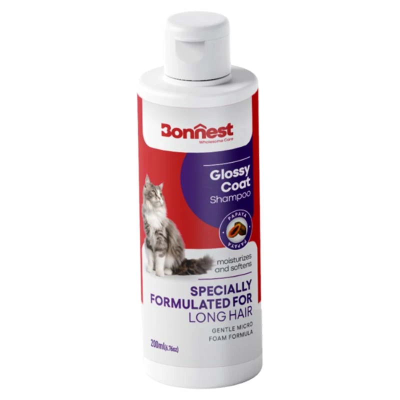 Bonnest Cat Shampoo With Papaya for long hair