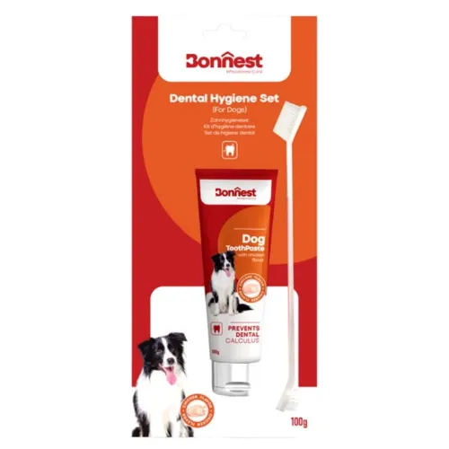 Boonest Dental Hygiene Set For Dogs with Chicken Flavor