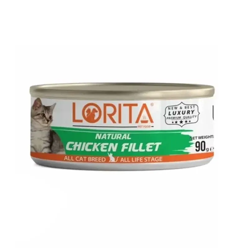 Lorita Canned Natural Mix Chicken Fillet