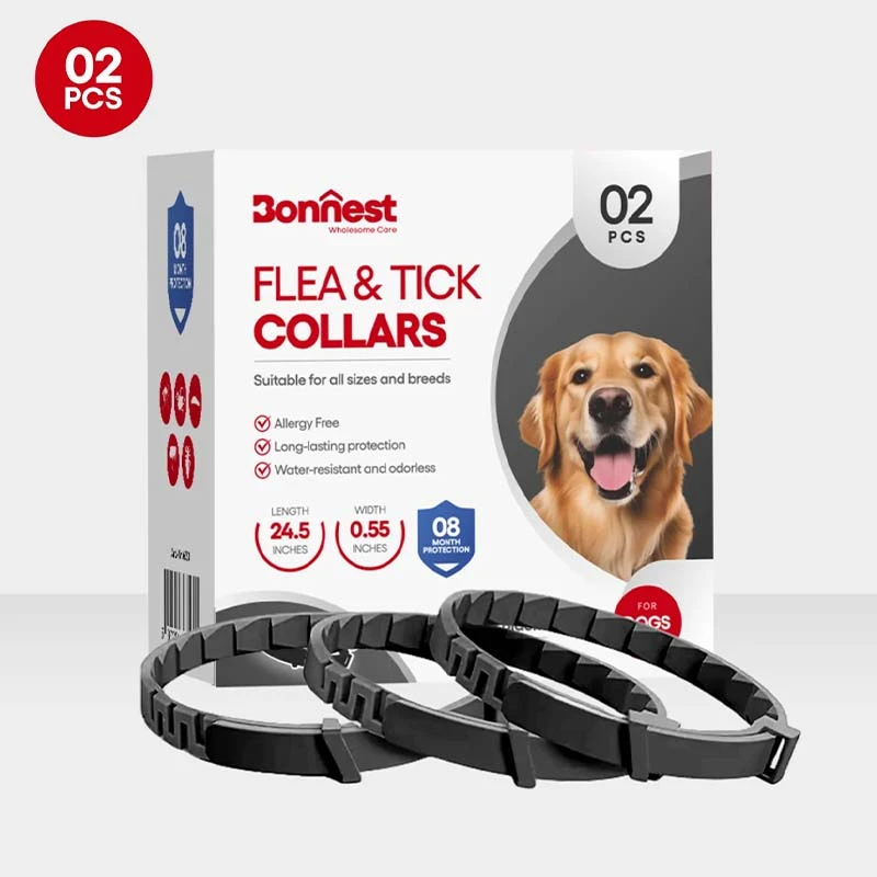 Boonest Flea and Tick Collar for Dogs 