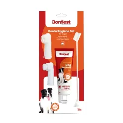 Boonest Dental Hygiene Set For Dogs with Chicken Flavor