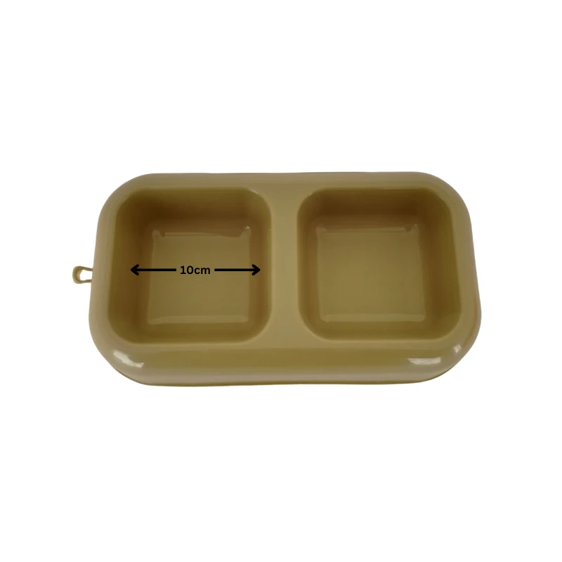 Alpha Double Pet Food Bowl For Dogs And Cats