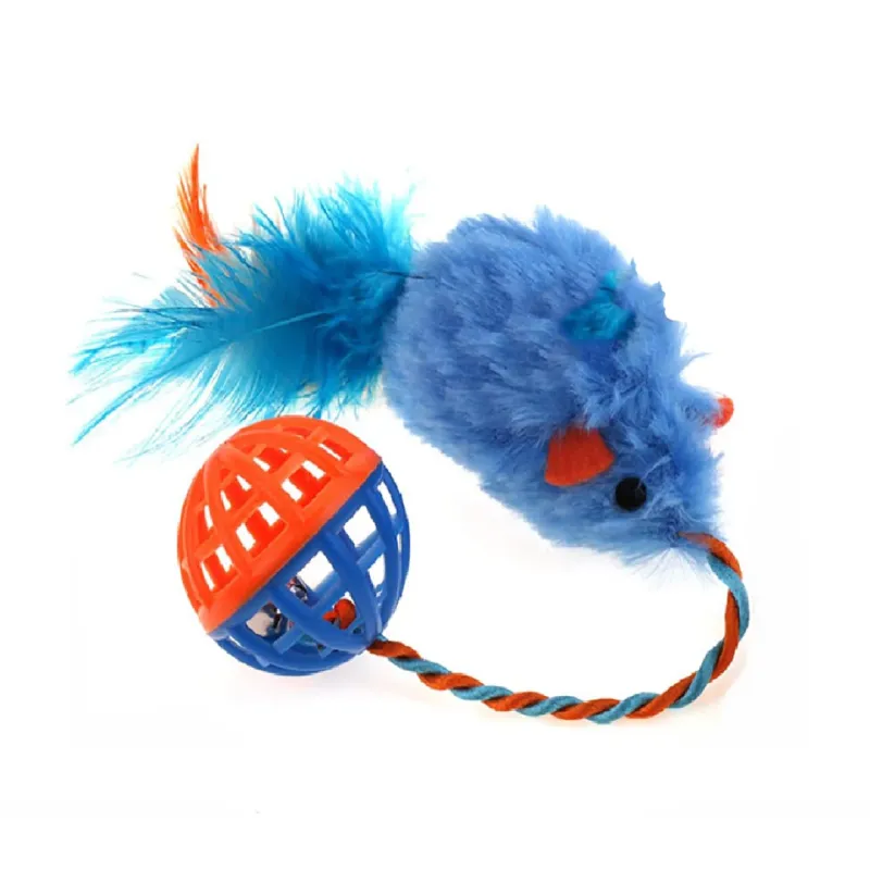Cat Toy Chasing Mouse Interactive