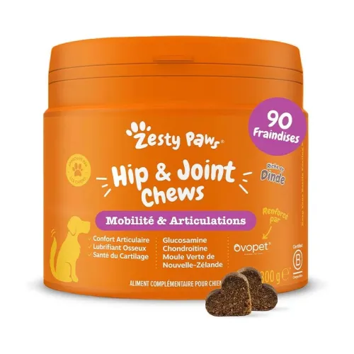 Zesty Paws Hip and Joint Soft Chews with Turkey