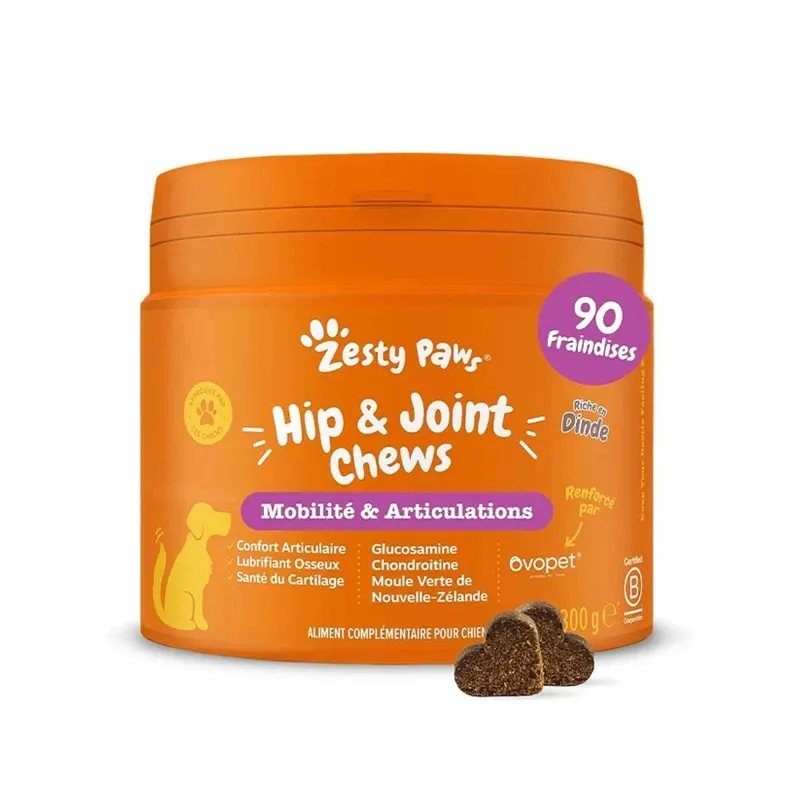 Zesty Paws Hip and Joint Soft Chews with Turkey