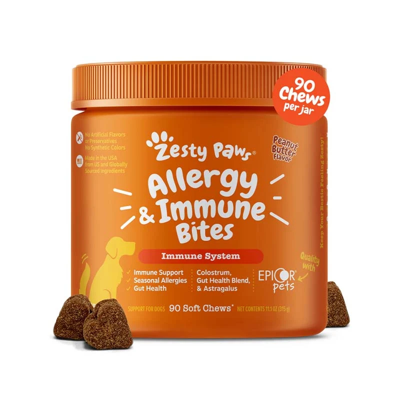 Zesty Paws Allergy and Immune Bites for Dogs