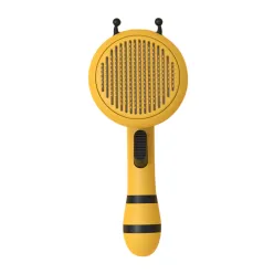Stainless Steel Slicker Brush Pet Hair Removal Comb Bee Design