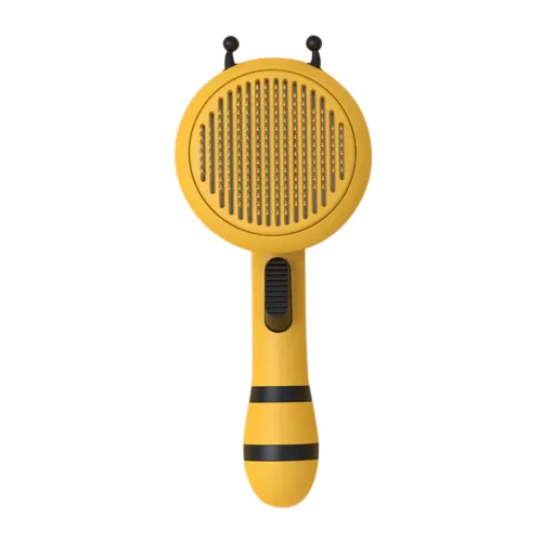 Stainless Steel Slicker Brush Pet Hair Removal Comb Bee Design