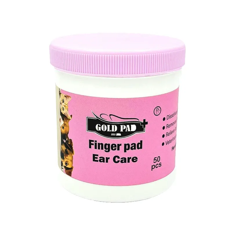 Gold Pad Finger Pad Ear Care for Cats and Dogs