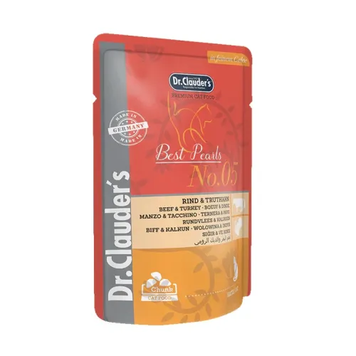 Dr.Clauder's Pouch Beef & Turkey