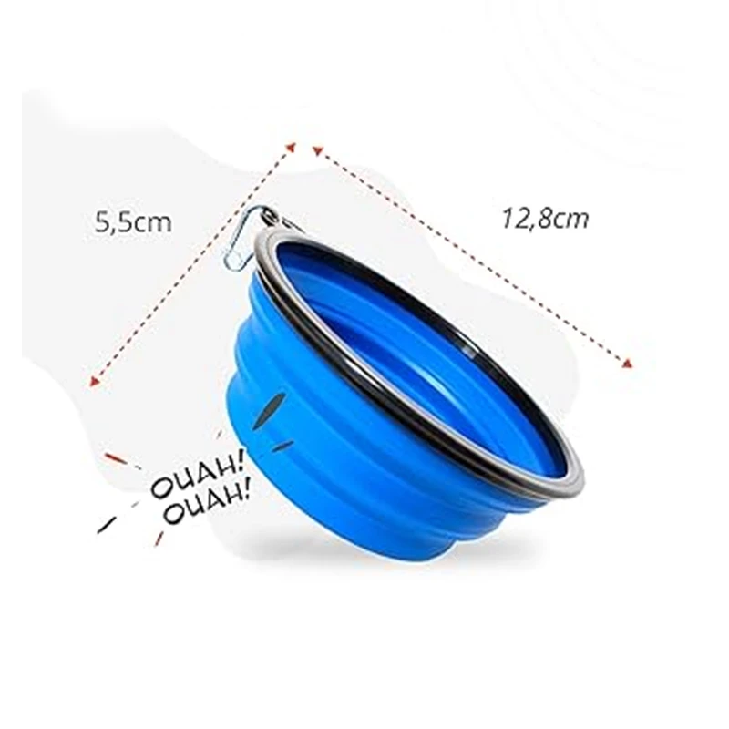 Dog and Cat Flexible Dish Silicon