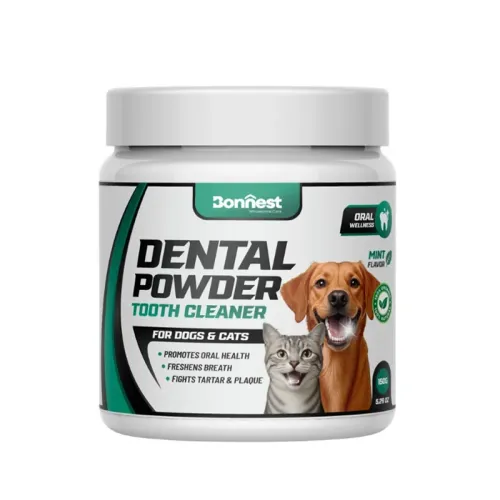 Bonnest Pet Dental Cleaning Powder for Cats and Dogs