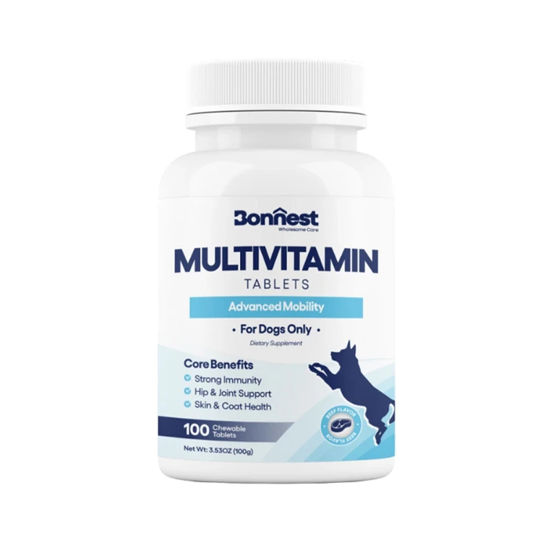 Bonnest Dog Chewable Multivitamin and Supplements Bites