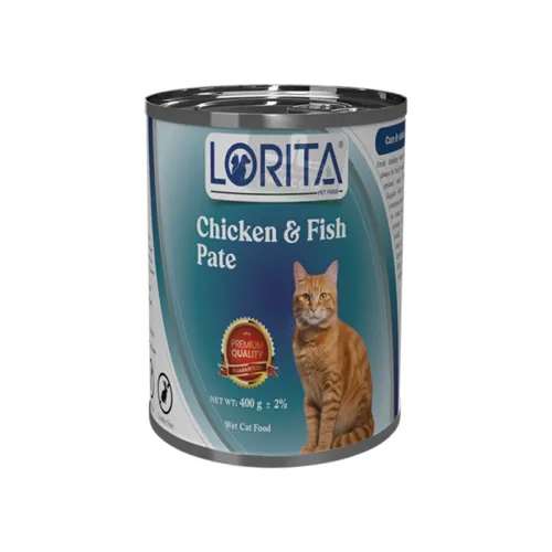 Lorita Canned Cat food with Chicken and Fish