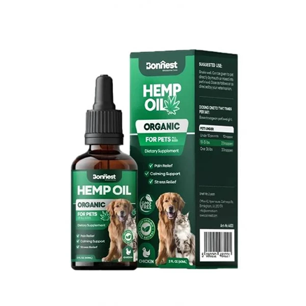 Bonnest Calming Hemp Oil for Cats and Dogs 60ml