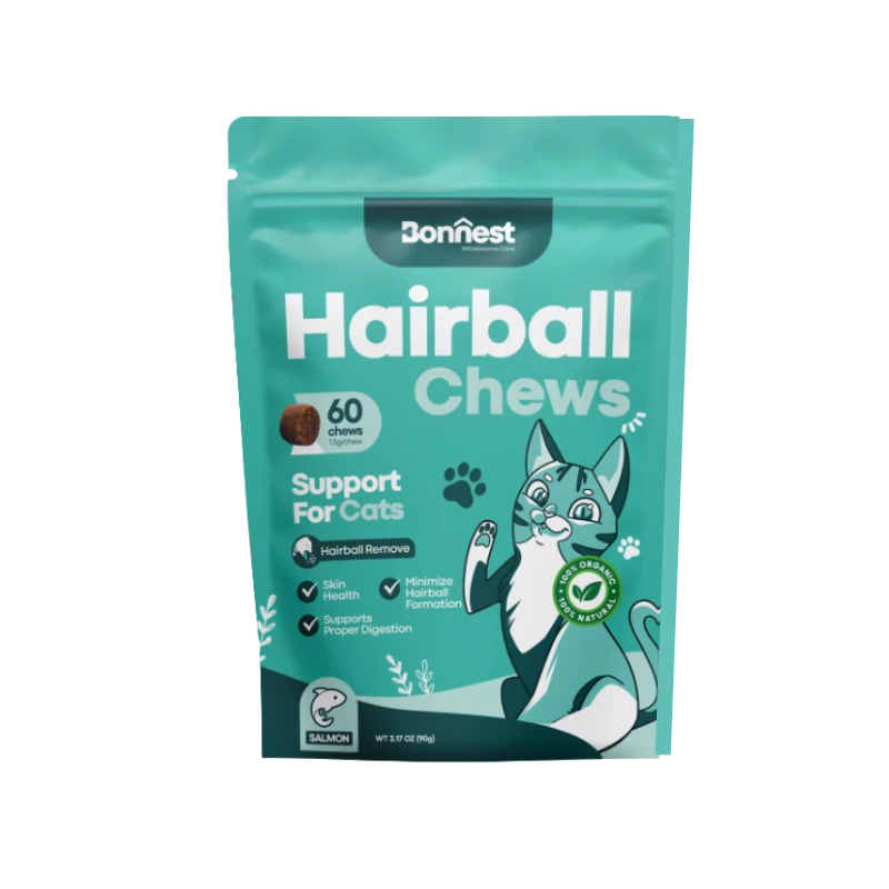 Bonnest Anti Hairball Chews with Salmon 90gr