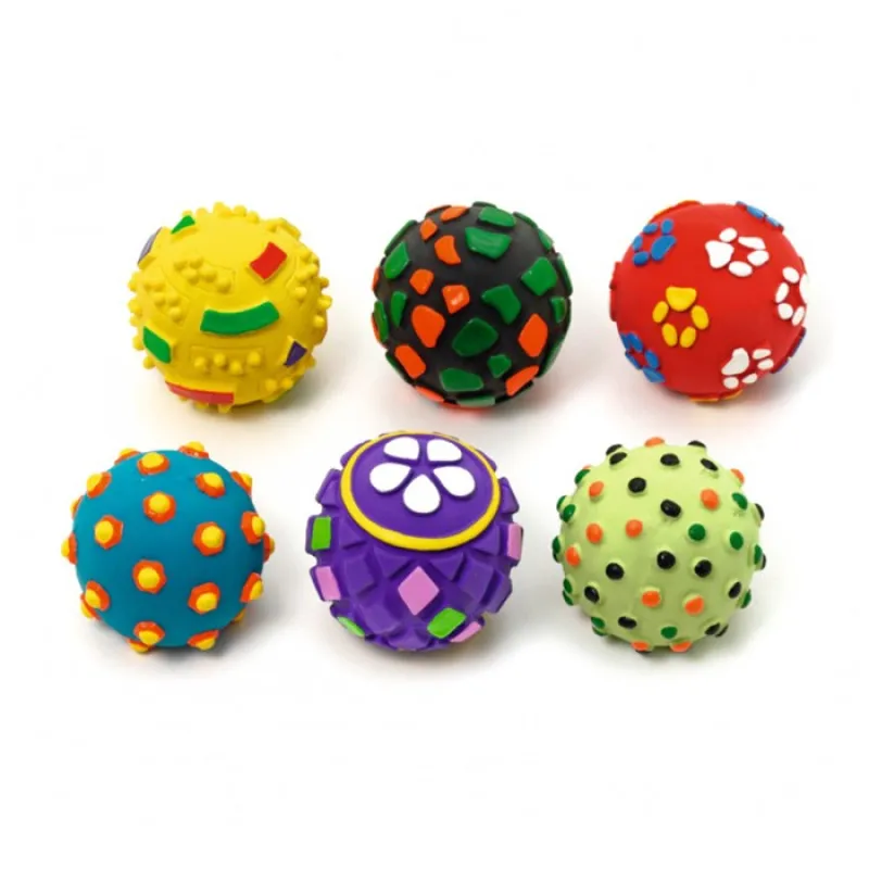 Ruffus solid rubber sound ball