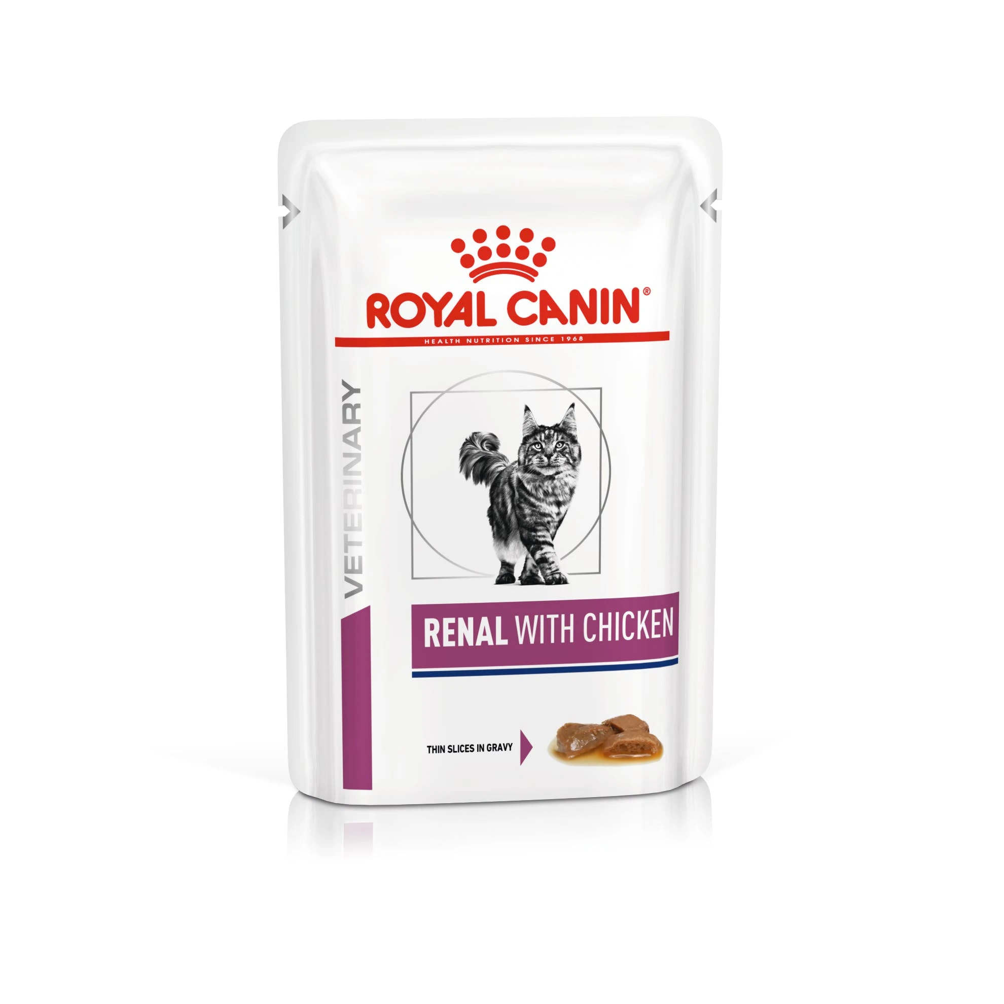 Royal Canin Renal Pouch Adult Wet Cat Food with Chicken