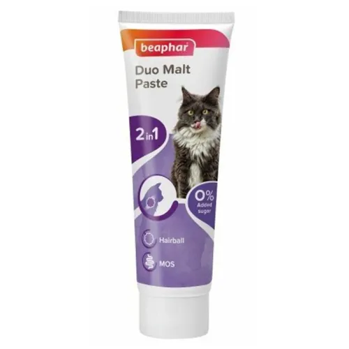 Beaphar 2 in 1 Duo Malt Paste for Cats 100 g