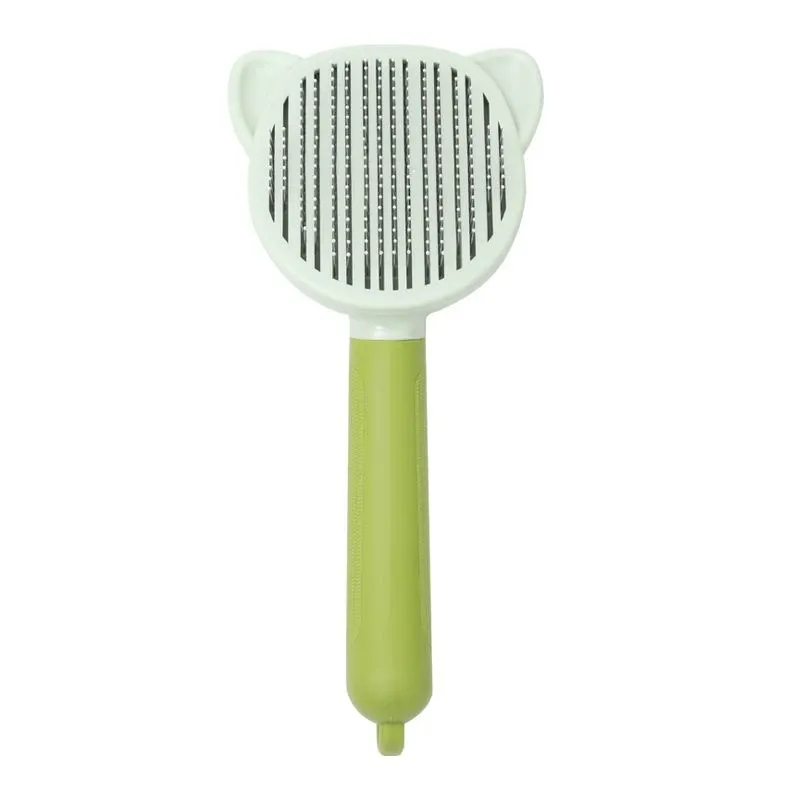 Pet Hair Removal Comb Cat Shaped
