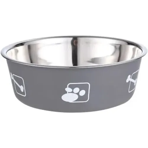 Dog And Cat Food Colorful Steel Bowl