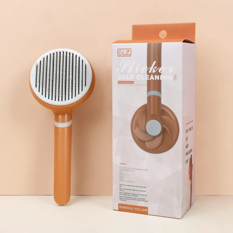 Pet Hair Removal Comb Flower Shaped
