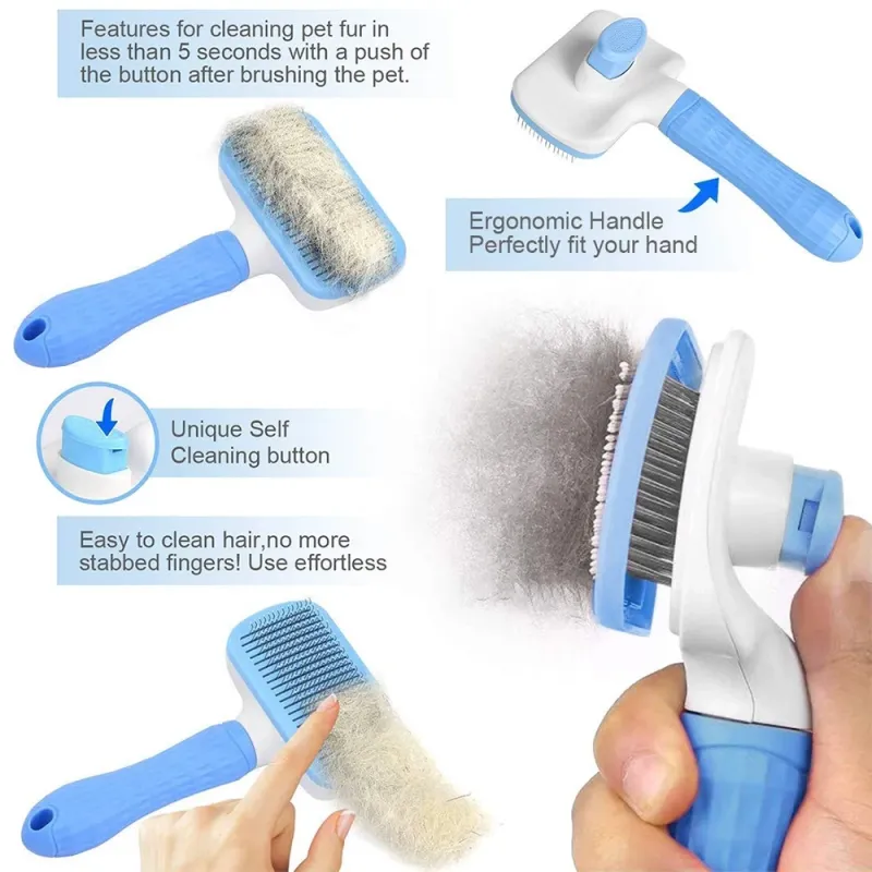 Clean Pet Hair Removal Comb