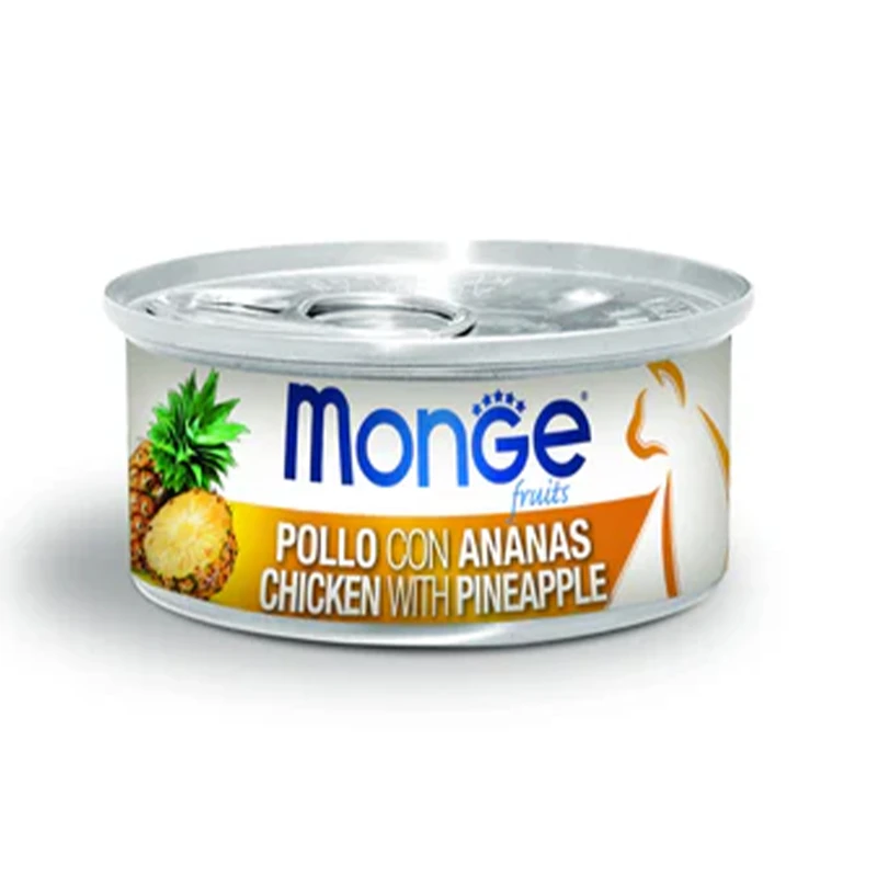 Monge Fruits Adult Cat Chicken Flakes with Pineapple