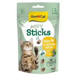 GimCat Mini Sticks With Chicken and Catnip 50 g