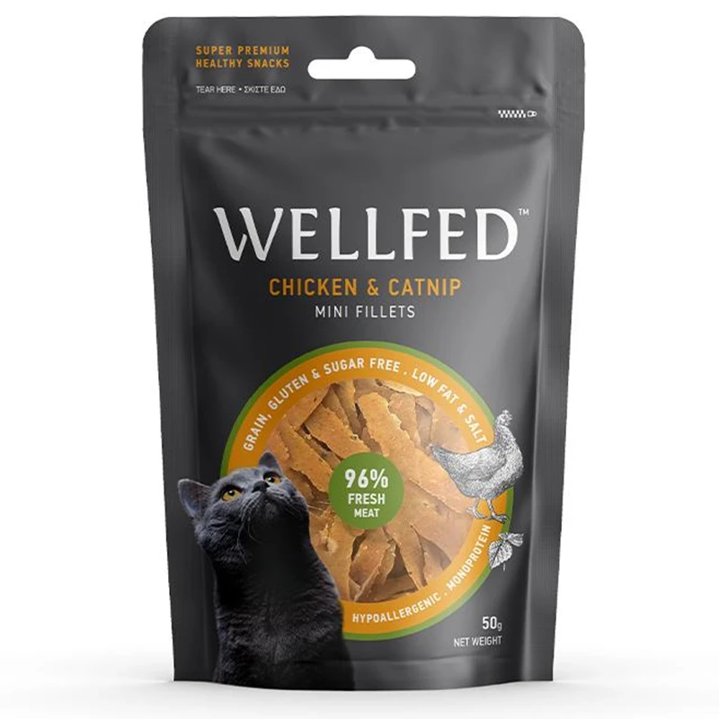 Wellfed Fresh Treats Mini Fillets Chicken and Catnip