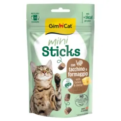 GimCat Mini Sticks With Turkey and Cheese 50 g