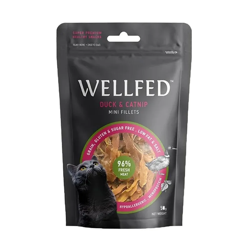 Wellfed Fresh Treats Mini Fillets Duck and Catnip