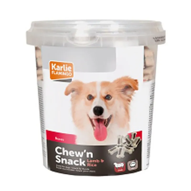 Flamingo Chew'n Snack Biscuit Dog Bone Lamb &amp; Rice