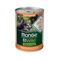 Monge BWild Grain Free Puppy Duck with Pumpkin & Zucchini