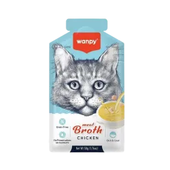 Wanpy Adult Cat Soup Meat Broth Chicken 50 g