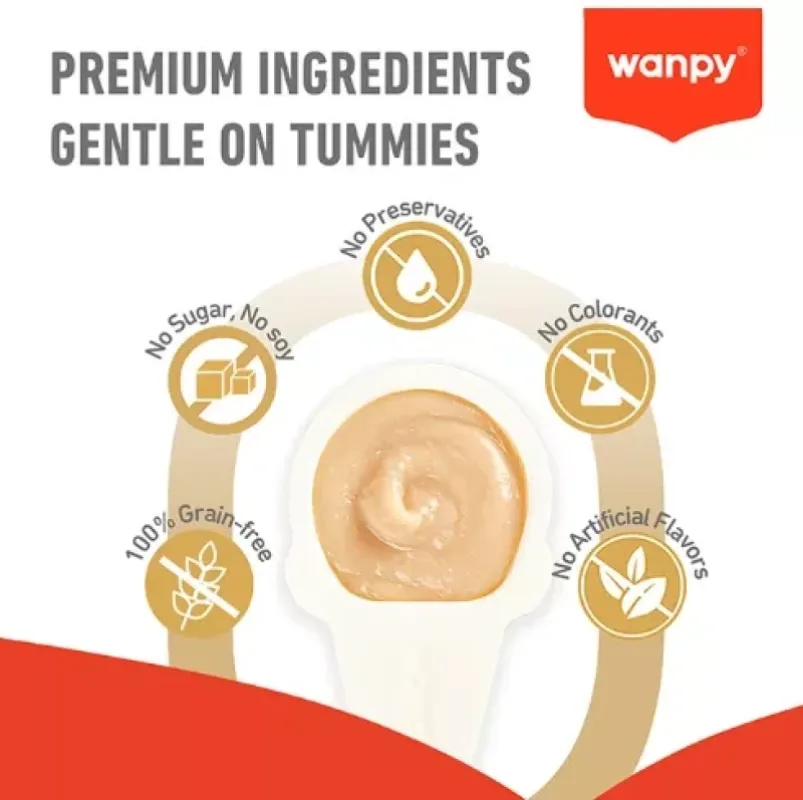 Wanpy Chicken Spoon Cream Cat Treat 16gr