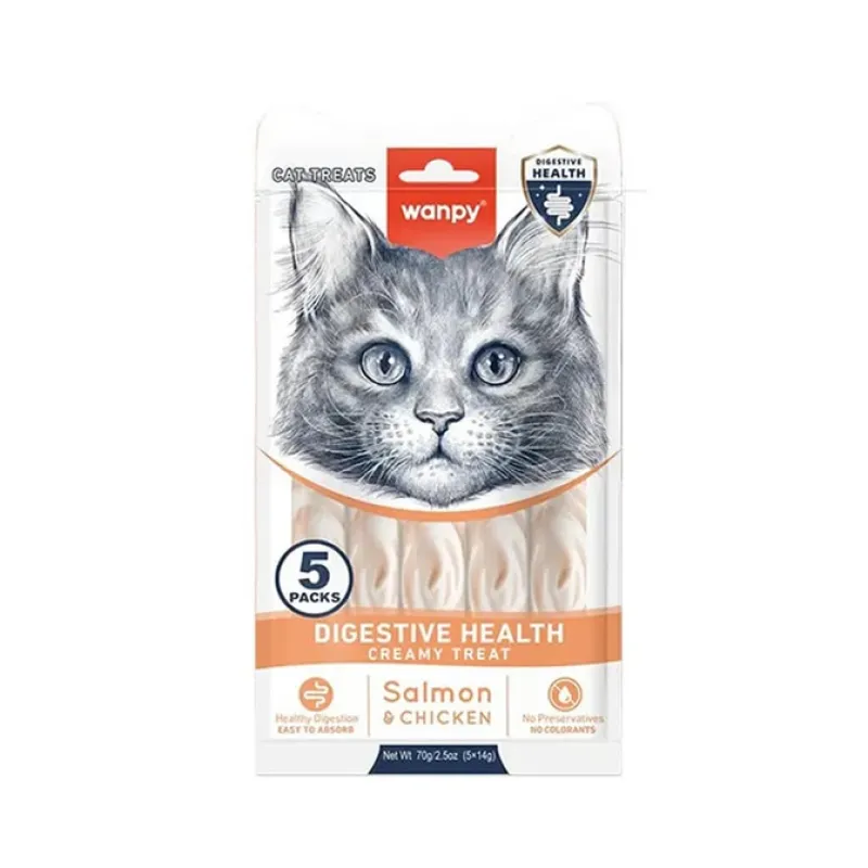 Wanpy Creamy Digestive Health Salmon & Chicken