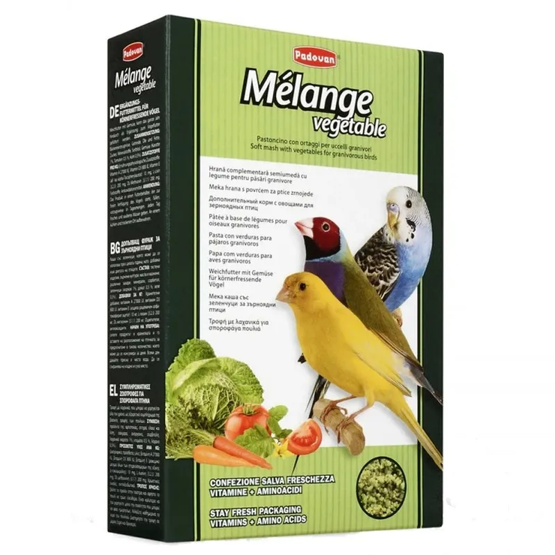 Padovan Melange Vegetable Complementary feed for granivorous birds