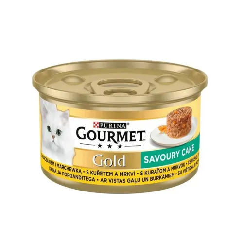 Gourmet Gold Savoury Cake Chicken &amp; Carrot Wet Cat Food