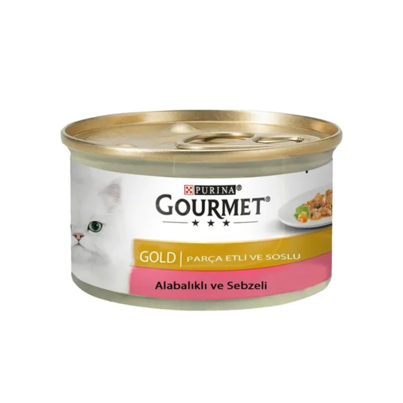  Gourmet Gold Cat Canned Trout &amp; Vegetables In Gravy
