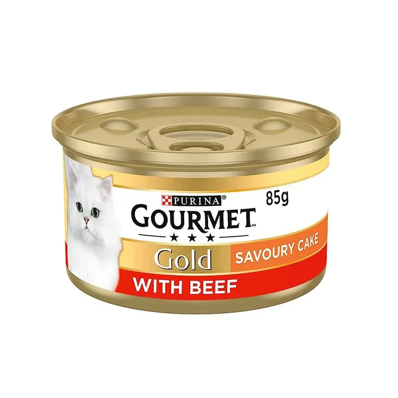 Gourmet Gold Savoury Cake Beef Wet Cat Food